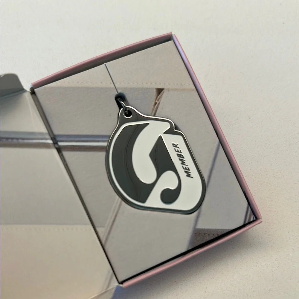NWT Glossier Keychain Members Only